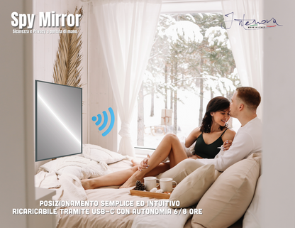 Spy Mirror - Specchio smart con telecamera integrata